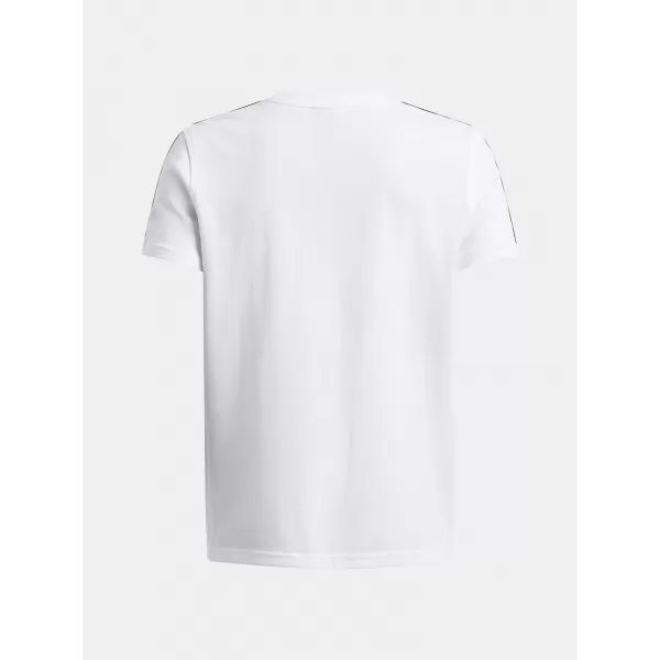  Fiú póló UNDER ARMOUR UA B ICON TAPED SS 6001583-100 FEHÉR 