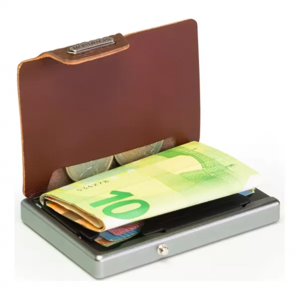  Pénztárca MONDRAGHI ONE PLUS BARNA 