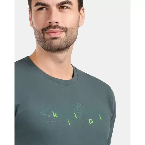  Férfi póló KILPI SPACER-M ZM0305KI SÖTÉTZÖLD 