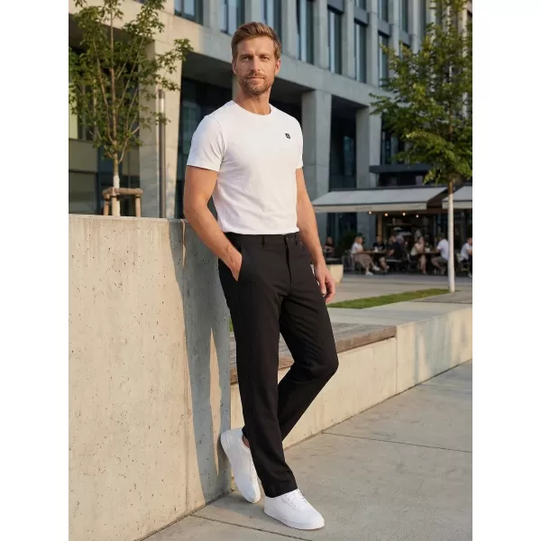 Férfi nadrág ALTISPORT ATS TROUSER SLIM-FIT FEKETE 