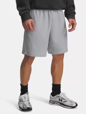 Férfi rövidnadrág UNDER ARMOUR UA RIVAL WAFFLE SHORT 1383107-011 SZÜRKE