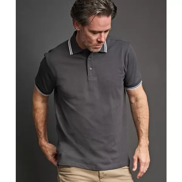 Férfi póló TEE JAYS | TJ 1407 FEKETE/FEHÉR 