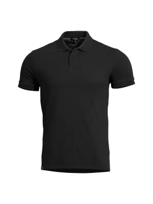 Férfi póló gallérral PENTAGON MOTH PIQUET POLO SHIRT K09047 FEKETE