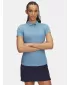 Női póló UNDER ARMOUR UA PLAYOFF SS POLO 1383612-418 KÉK