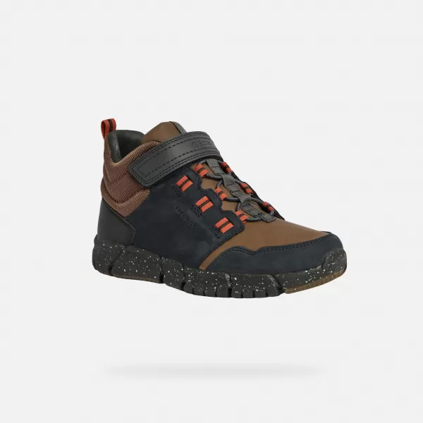  Fiú bokacsizma GEOX FLEXYPER BOY B ABX J949XA032FUC0948 FEKETE 
