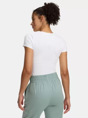 Női póló UNDER ARMOUR MERIDIAN CORE SS 6000341-100 FEHÉR