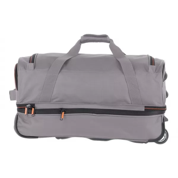  Táska TRAVELITE BASICS WHEELED DUFFLE S SZÜRKE/NARANCS 