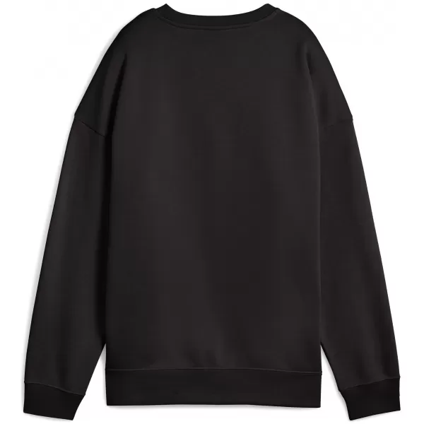  Női pulóver PUMA ESS OVERSIZED CREW FL 68540001 PUMA FEKETE 