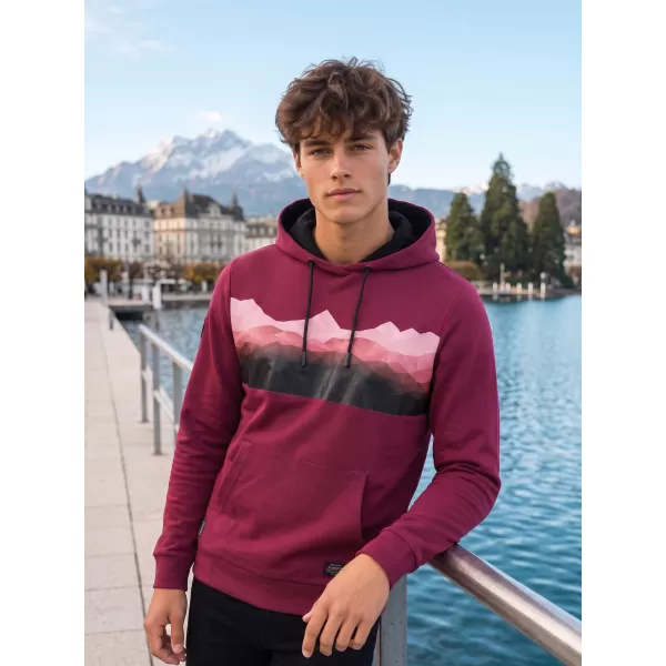  Férfi pulóver ALTISPORT GORO BURGUNDIA 