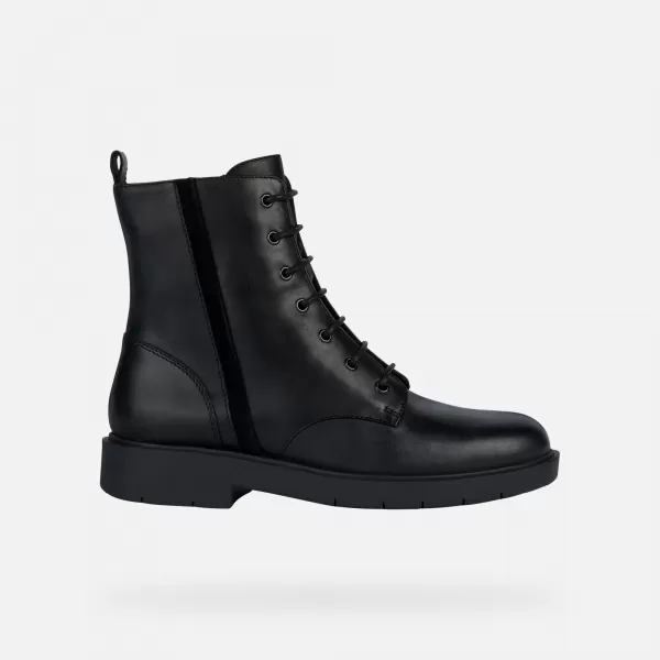  Női bokacsizma GEOX SPHERICA EC1 G004200 FEKETE 