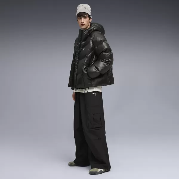  Férfi dzseki PUMA TECH-X PUFFER JACKET 63216201 PUMA FEKETE 