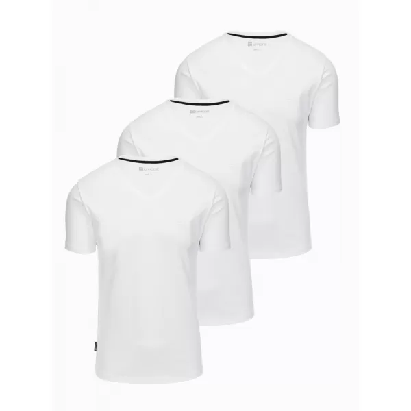  Férfi ing OMBRE Z100 FEHÉR/FEHÉR/FEHÉR 