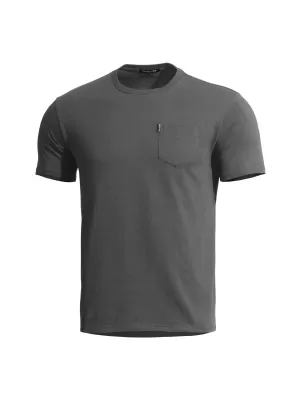 póló PENTAGON AGERON T-SHIRT WITH POCKET K09012 FARKAS/SZÜRKE