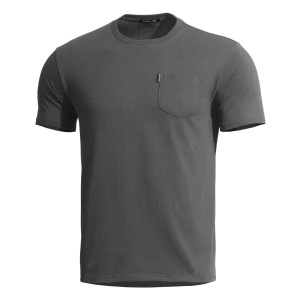  póló PENTAGON AGERON T-SHIRT WITH POCKET K09012 FARKAS/SZÜRKE 