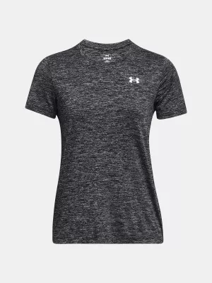 Női póló UNDER ARMOUR TECH SSC- TWIST 1384230-001 FEKETE