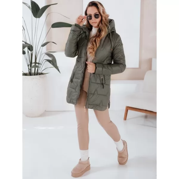  Női kabát DSTREET TY5090 ZÖLD 