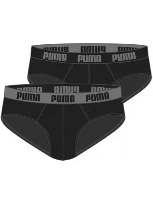 Férfi rövidnadrág PUMA BASIC BRIEF 2P 88910006 FEKETE/FEKETE
