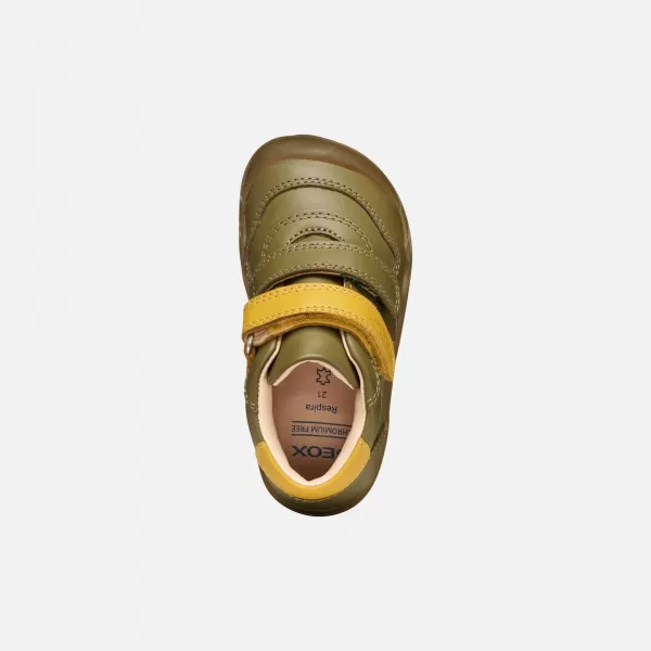  Fiúk mezítláb GEOX STEPPIEUP B565WC00085CE32P KHAKI 