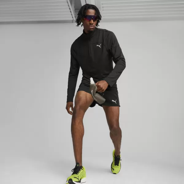  Sport póló PUMA RUN CLOUDSPUN 1/4 ZIP 52499201 PUMA FEKETE 