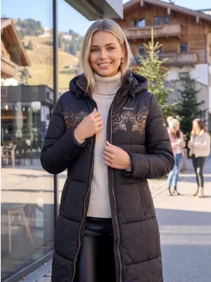 Kabát KIXMI VERONA FEKETE