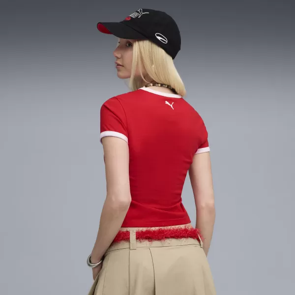  Női póló PUMA FUTURE MINDEN IDŐK PIROS 