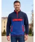 Férfi polár pulóver ALTISPORT GARM KÉK