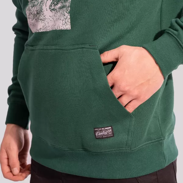  Pulóver PENTAGON PHAETON HOOD SWEATER K09021-SS83 TAVASZI ZÖLD 