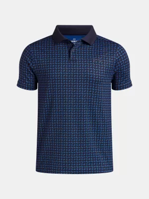 Fiú póló UNDER ARMOUR UA MATCHPLAY PRINTED POLO 1377349-411 KÉK