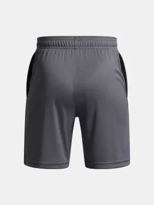 Fiú rövidnadrág UNDER ARMOUR UA TECH LOGO SHORTS 1383333-026 SZÜRKE