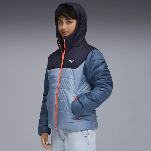  Kabát PUMA ESS HOODED PADDED JACKET 68522634 HŰVÖS KÉK 