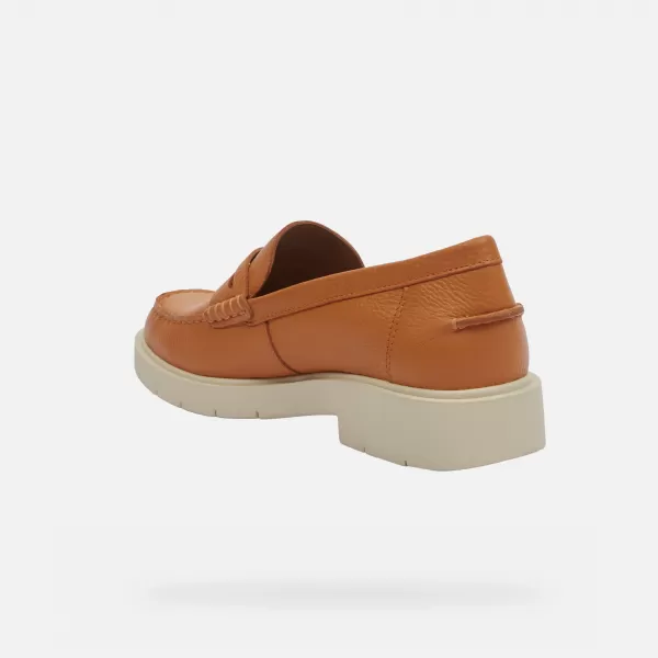  Női mokaszinok GEOX SPHERICA EC1 G000459 BARNA 