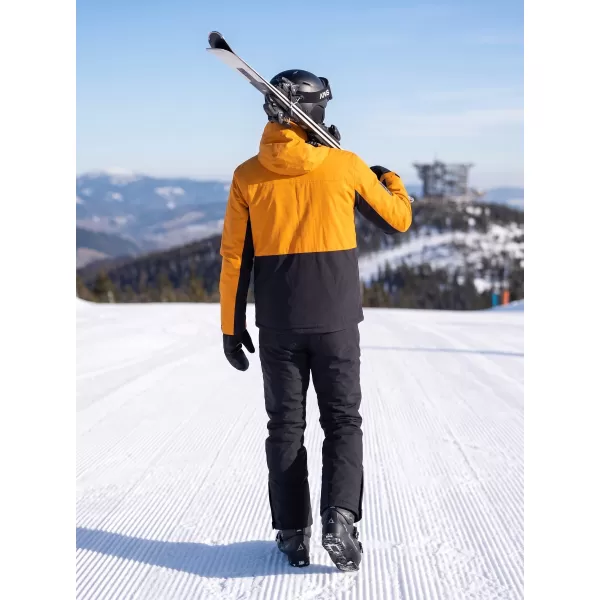  Férfi téli kabát ALTISPORT GALLANT MUSTÁR 