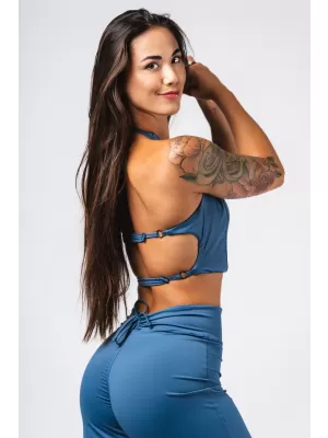 Deni x Sports tank top 309 BLUE Nebbia