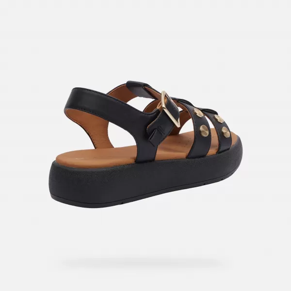  Női szandál GEOX CAMALEI G000986 FEKETE 