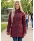 Női softshell dzseki ALTISPORT GEMEE BURGUNDIA