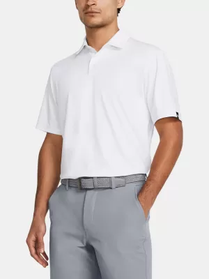 Férfi póló UNDER ARMOUR UA T2G POLO LB 1383255-100 FEHÉR