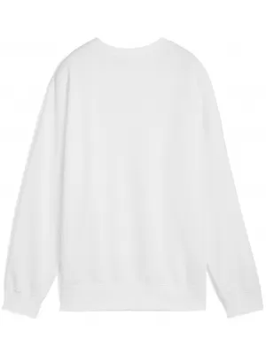 Női pulóver PUMA ESS OVERSIZED CREW FL 68540002 PUMA FEHÉR