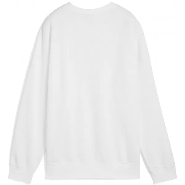  Női pulóver PUMA ESS OVERSIZED CREW FL 68540002 PUMA FEHÉR 
