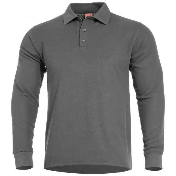  póló PENTAGON ANIKETOS LONG POLO K09013 FARKAS/SZÜRKE 