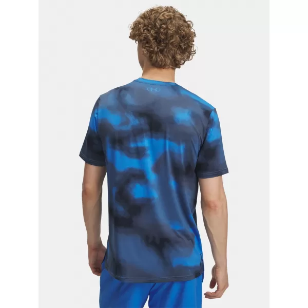  Férfi póló UNDER ARMOUR VANISH ENERGY PRINTED SS 1383974-402 KÉK 