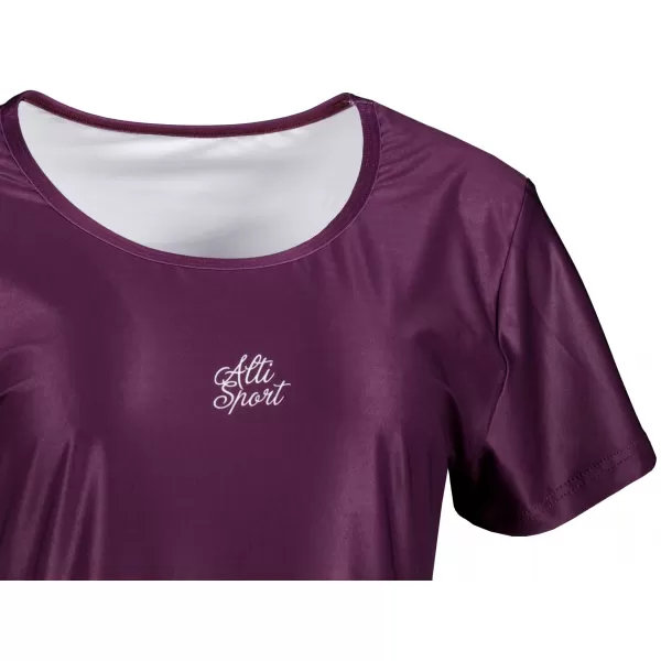  Női hosszabbított prémium póló ALTISPORT VOJ/ALW090SAT02 BURGUNDIA 