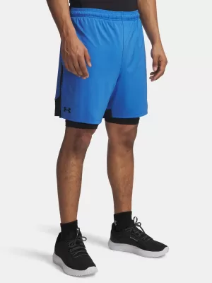 Férfi rövidnadrág UNDER ARMOUR UA TECH VENT 2IN1 SHORT KÉK