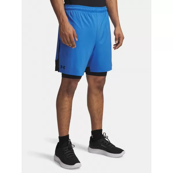  Férfi rövidnadrág UNDER ARMOUR UA TECH VENT 2IN1 SHORT KÉK 
