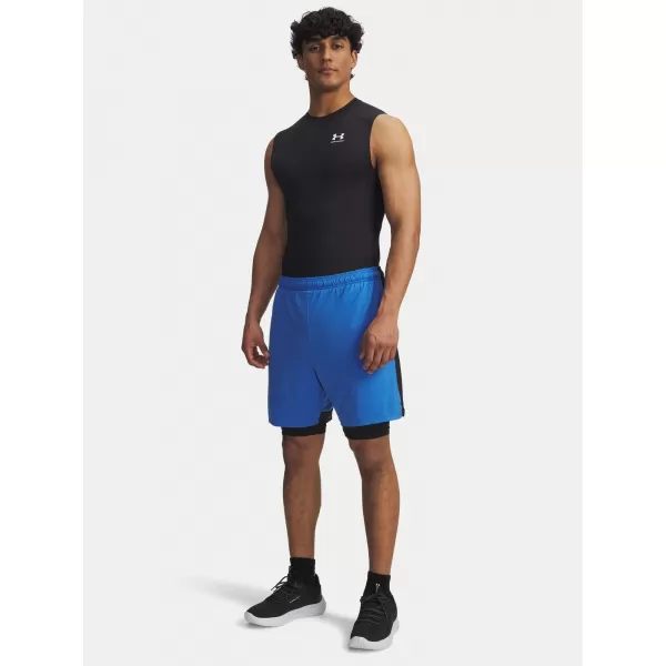  Férfi rövidnadrág UNDER ARMOUR UA TECH VENT 2IN1 SHORT KÉK 