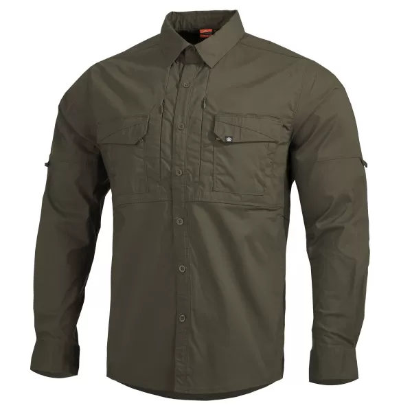  Férfi ing PENTAGON PLATO SHIRT K02019 RANGER ZÖLD 
