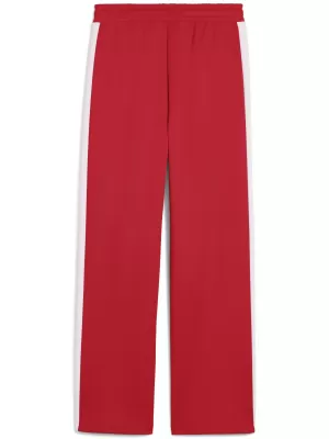 Női melegítőnadrág PUMA T7 ALWAYS ON STRAIGHT TRACK PANTS OP 62979711 MINDEN IDŐK PIROS