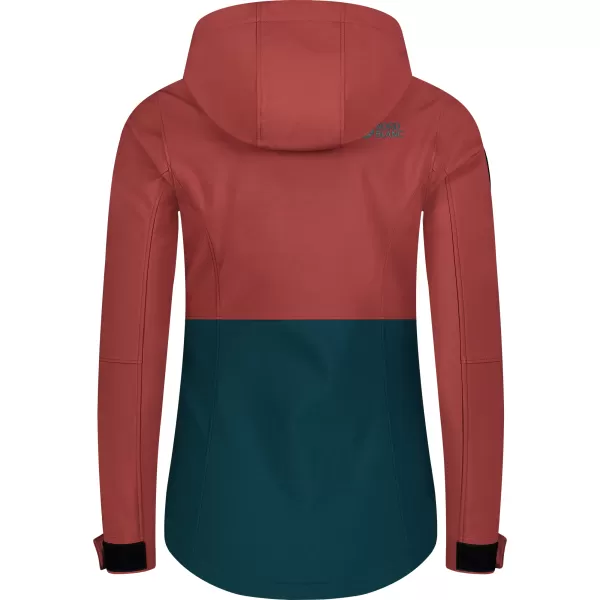  Női softshell anorac NORDBLANC NBWSL8275 PIROS/ZÖLD 