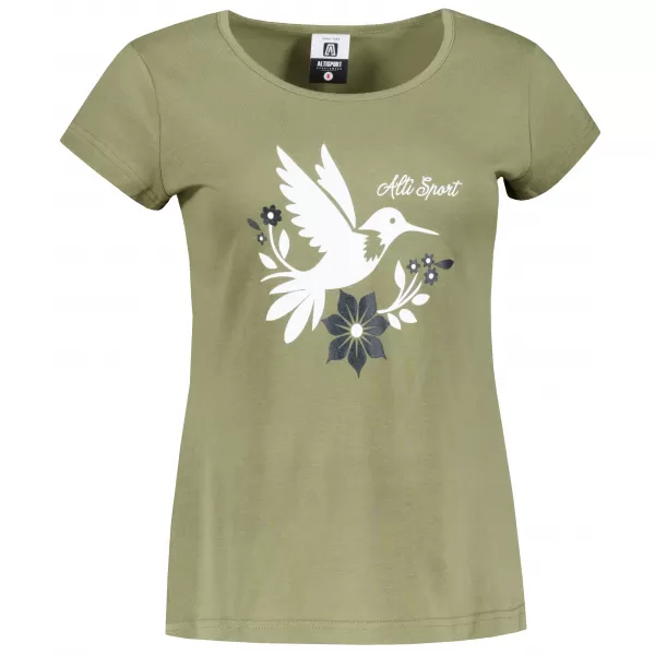  Női T -póló rövid ujjú ALTISPORT ALW192122 KHAKI 