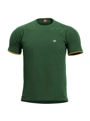 póló PENTAGON LEVANTES CREWNECK STRIPES K09026 TAVASZI ZÖLD