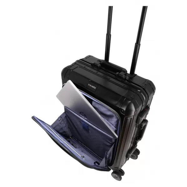  Bőrönd TRAVELITE NEXT 4W S FRONT POCKET FEKETE 